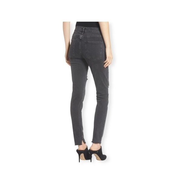 AGOLDE Jean Sophie High Waist Skinny Jeans in Black Size 31. - Picture 1 of 14